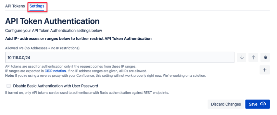 Admin Guide - API Token Authentication