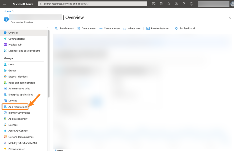 App registrations Azure