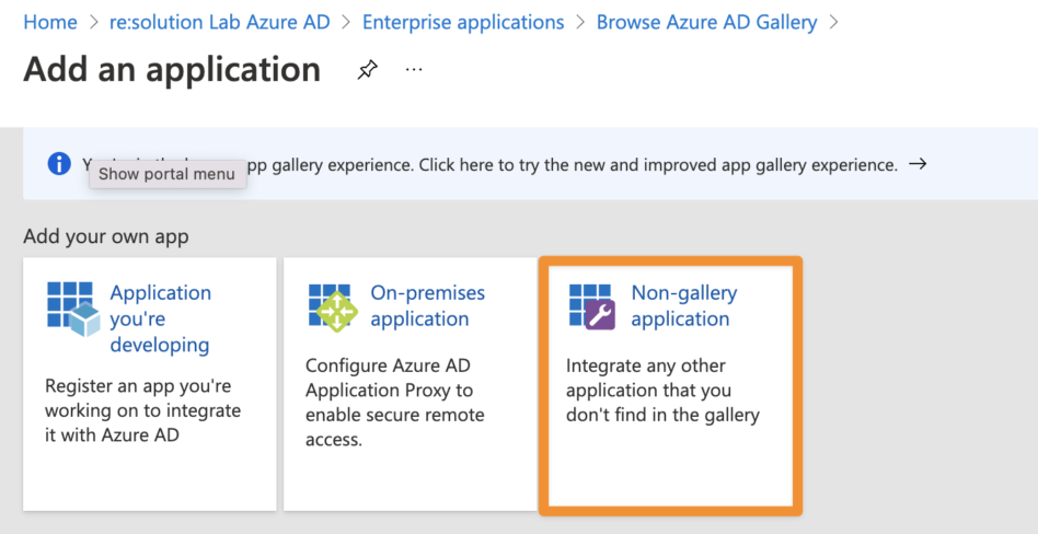 non-gallery-application_azuread